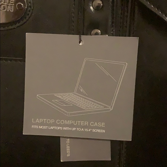 Kenneth Cole Reaction Black Computer Bag NWT - Picture 3 of 11